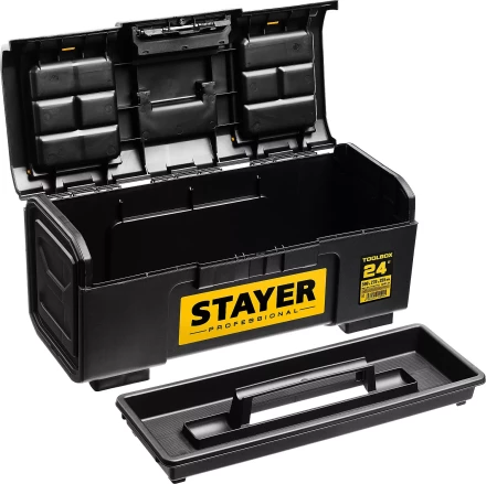 Ящик для инструмента "TOOLBOX-24" пластиковый, STAYER Professional 38167-24 купить в Нижневартовске