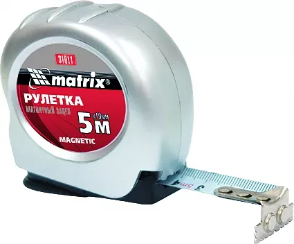 Рулетка Magnetic 7,5 м х 25 мм магнитный зацеп  MATRIX 31012 купить в Нижневартовске