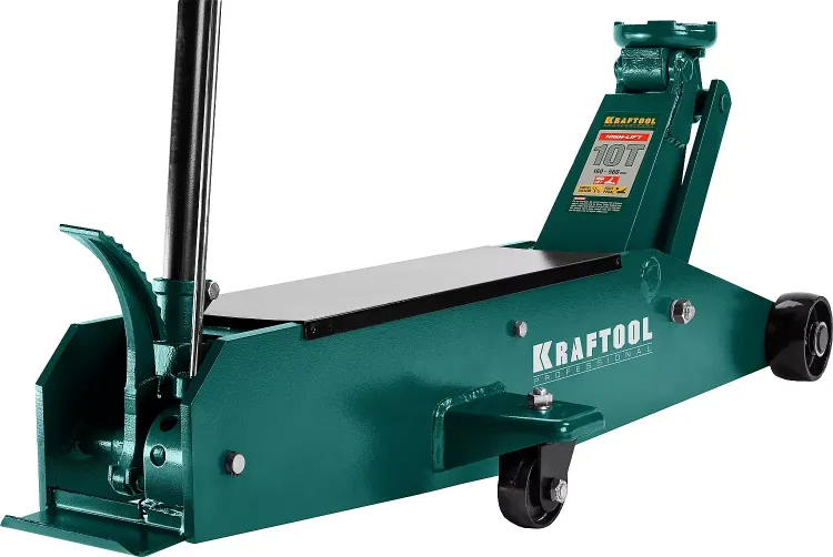 Домкрат гидравлический подкатной "High-Lift", удлиненный, 10т, 160-560мм, KRAFTOOL 43455-10 43455-10 купить в Нижневартовске