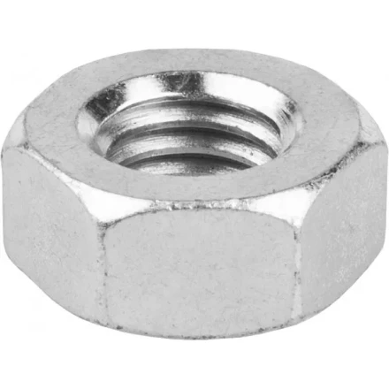 Гайка ЗУБР "МАСТЕР" шестигранная ГОСТ 5927-70, класс прочности 6, оцинкованная,  M10, 5кг 303550-10 купить в Нижневартовске