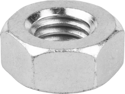 Гайка ЗУБР "МАСТЕР" шестигранная ГОСТ 5927-70, класс прочности 6, оцинкованная,  M10, 5кг 303550-10 купить в Нижневартовске