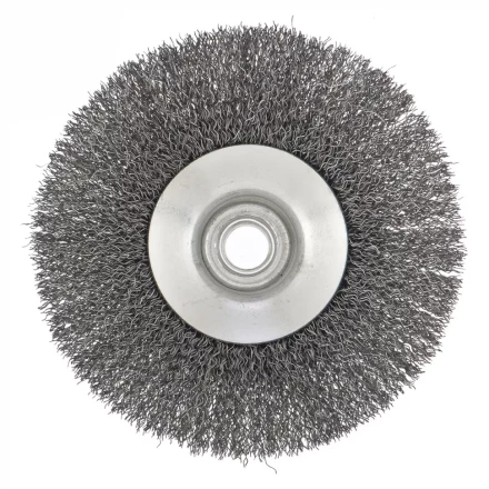 Щетка для УШМ 125 мм М14 "тарелка" витая проволока СИБРТЕХ 746167 купить в Нижневартовске