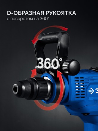 ЗУБР 48 мм, 1400 Вт, АВТ, бесщеточный перфоратор SDS-Max, Профессионал (ЗПМБ-48-1400 ЭВ) купить в Нижневартовске