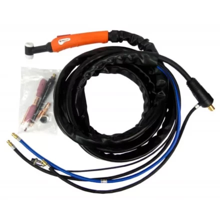 Горелка UnoTIG 18 8м разъем 35мм2 с кнопкой ж/охл FoxWeld купить в Нижневартовске