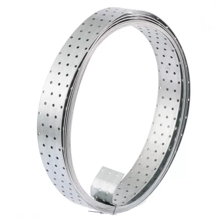 Лента перфорированная монтажная 2 мм LM 6см х 10м отверстие 4,5–5 мм цинк Россия Сибртех 46584 купить в Нижневартовске