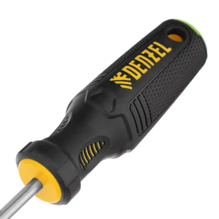 Отвертка PZ1x75 мм, CrV, трехкомпонентная рукоятка Denzel 12205 купить в Нижневартовске