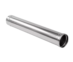 Труба отвода отраб. газов  из нерж.стали 1 м(диаметр 120 мм) для теплогенераторов BALLU EC, VERTIGO