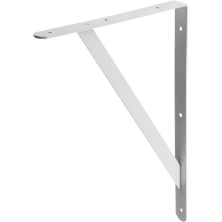 Уголок-кронштейн STAYER "MASTER", усиленный, 400х280х30х4мм, белый 37423-1 купить в Нижневартовске