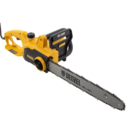Пила цепная электрическая Denzel EDS-2000P 95616, 2 кВт,поперечная, шина 40 см, шаг 3/8, паз 1.3 мм, 57 звеньев купить в Нижневартовске