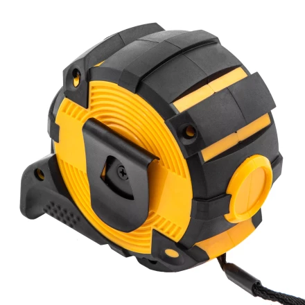 Рулетка Denzel 8м х 32мм, автоматич. фиксац., нейлон. покрытие, магнит. зацеп, двухстор. разметка, 31524 купить в Нижневартовске