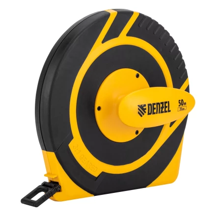 Рулетка геодезическая 50 м х 15 мм  Denzel 31292, закрытый корпус, фиберглассовая лента купить в Нижневартовске