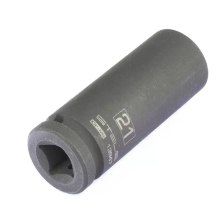 Головка ударная удлиненная шестигранная 21мм 1/2" CrMo Stels 13947 купить в Нижневартовске