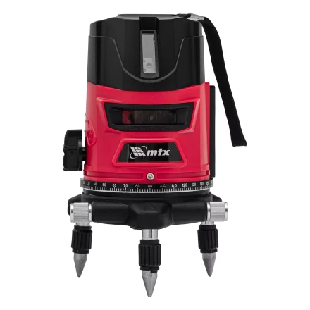 Лазерный уровень MTX CRX-30R, 30 м, красный луч, батарейки, резьба 5/8" 35030 купить в Нижневартовске