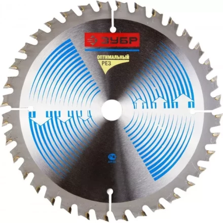 Диск пильный ЗУБР "ЭКСПЕРТ" "Оптимальный рез" по дереву, 140х12,7мм, 24Т 36903-140-12.7-24 купить в Нижневартовске