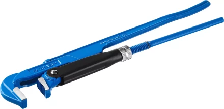 Ключ трубный рычажный ЗУБР "ПРОФЕССИОНАЛ", прямые губки, цельнокованый, Сr-V, № 2,  1,5" 27335-2_z01 купить в Нижневартовске