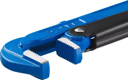 Ключ трубный рычажный ЗУБР "ПРОФЕССИОНАЛ", прямые губки, цельнокованый, Сr-V, № 2,  1,5" 27335-2_z01 купить в Нижневартовске