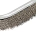Щетка металлическая с пластмассовой ручкой, нержавеющая проволока Denzel 748287 купить в Нижневартовске