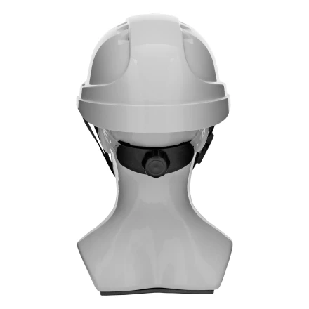 Каска защитная ударопр. Denzel «Форвард» (К-05),ABS/PC,комплект со встроен.очк.ОЧК-05 Форвард,белая 89205 купить в Нижневартовске