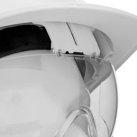 Каска защитная ударопр. Denzel «Форвард» (К-05),ABS/PC,комплект со встроен.очк.ОЧК-05 Форвард,белая 89205 купить в Нижневартовске