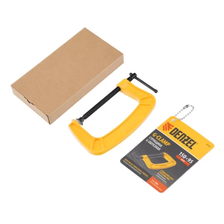 Струбцина G-образная Denzel, усиленная, 150 мм 20645 купить в Нижневартовске