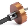 HSS-TiN коронка MESSER 45мм с центр. сверлом и толкающей пружиной для  лист. материала  до 2 мм ц/х купить в Нижневартовске