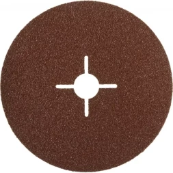 Круг шлифовальный ЗУБР "ПРОФИ" фибровый, для УШМ, P60, 115х22мм, 5 листов 35585-115-060