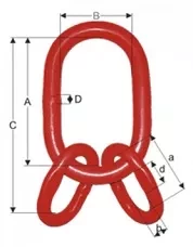 Строп цепной четырехветвевой 4СЦ 4.25 т L=3.5 м 8 кл купить в Нижневартовске