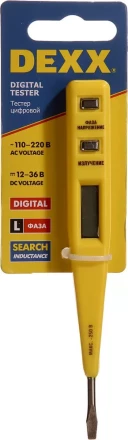 Тестер напряжения DEXX, 12-220В, 130мм 45270 купить в Нижневартовске