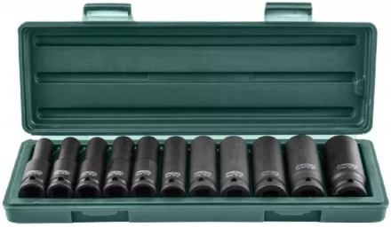 Набор головок торцевых ударных глубоких 1/2"DR 10-24мм 11предметов Jonnesway S03AD4111S 47193 купить в Нижневартовске
