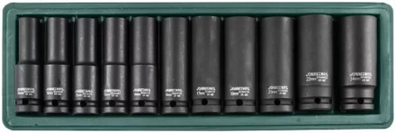 Набор головок торцевых ударных глубоких 1/2"DR 10-24мм 11предметов Jonnesway S03AD4111S 47193 купить в Нижневартовске