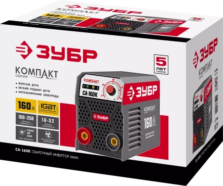 Сварочный инвертор ММА СА-160К серия МАСТЕР купить в Нижневартовске
