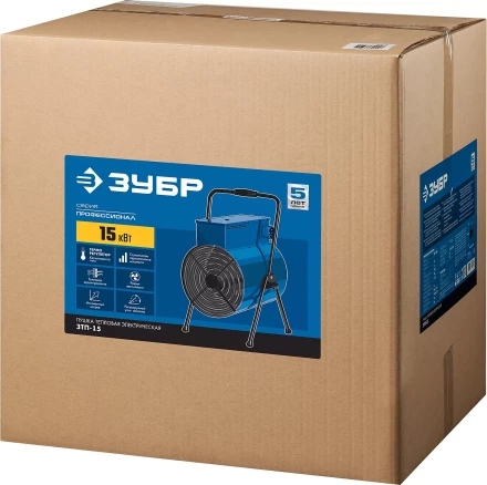 Пушка тепловая круглый корпус ЗТП-15 серия ПРОФЕССИОНАЛ купить в Нижневартовске