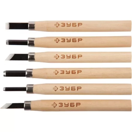 Резцы ЗУБР "ЭКСПЕРТ" фигурные профессиональные, 6шт 18375-H6 купить в Нижневартовске