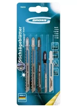 Набор полотен для электролобзика универсальный 5шт GROSS 78252 купить в Нижневартовске