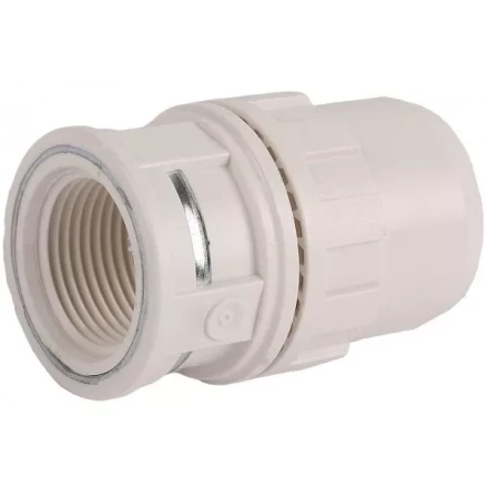 Муфта ЗУБР "ШиреФит" соединительная, "штуцер с гайкой - внутренняя резьба", 26мм-3/4" 51462-26-3/4 купить в Нижневартовске