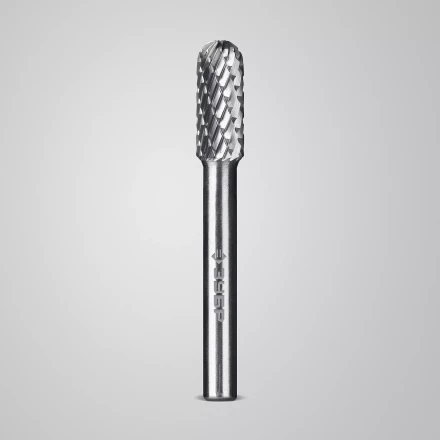 Зубр Твердосплавная борфреза C - цилиндр со сферическим концом, 8 х 20 мм (28802-8-20) купить в Нижневартовске