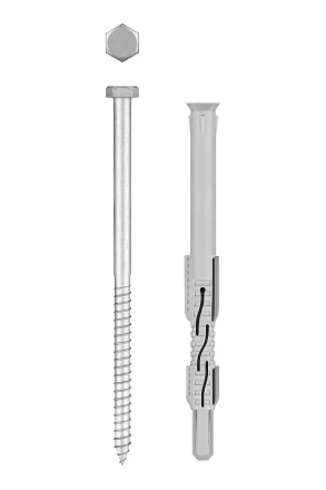 ЗУБР ФД-П 10 x 160 мм, фасадный дюбель, нейлон/цинк, 50 шт (301475-160) купить в Нижневартовске