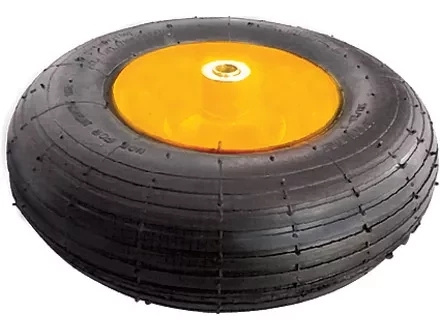 Колесо пневматическое 4.00-6 D325 мм подш. внут. диам. 16мм длина оси 100мм  PALISAD 68938 купить в Нижневартовске