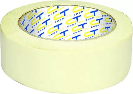 Лента малярная 23 мм х 25 м на бумажной основе  СИБРТЕХ 88838 купить в Нижневартовске
