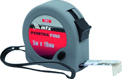 Рулетка Fine 3 м х 13 мм пластиковый корпус  MATRIX 31016 купить в Нижневартовске