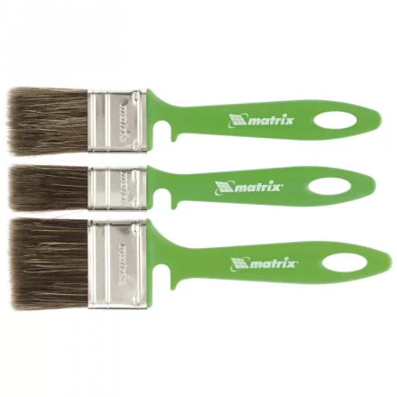 Набор кистей Работы по дереву 25 мм 35 мм 50 мм Color Line пластик Matrix 83379 купить в Нижневартовске