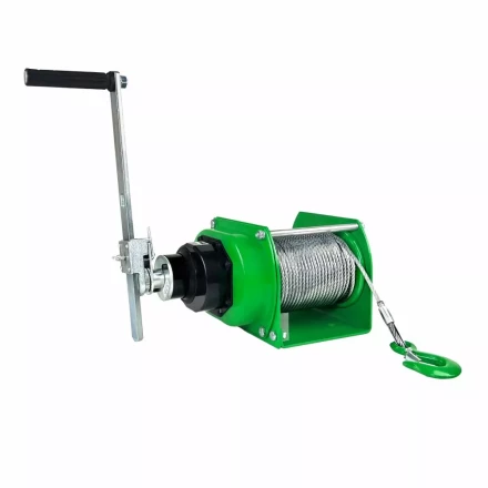 Лебедка ручная усиленная HITCH JHW 1т канат 40м (SZ086886) купить в Нижневартовске