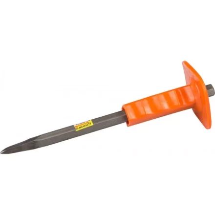 Зубило STAYER "PROFI" пикообразное с протектором, 300мм 2142-30 купить в Нижневартовске