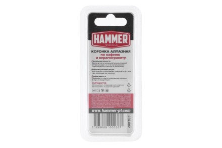 Коронка алмазная HAMMER Ф8х60мм (DHS 8.0*60/5) купить в Нижневартовске