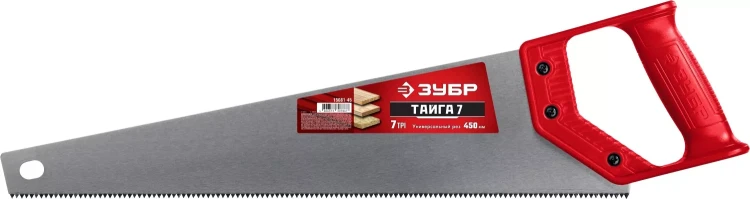 ЗУБР Тайга-7, 450 мм, универсальнаяножовка (15081-45) купить в Нижневартовске