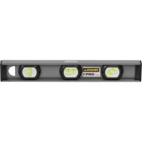 Уровень STAYER "PROFESSIONAL" I-PROLevel, усилен рельс с ручками, утолщен особопрочн профиль, точность 1мм/м, 3 ампулы, 40см 3477-040