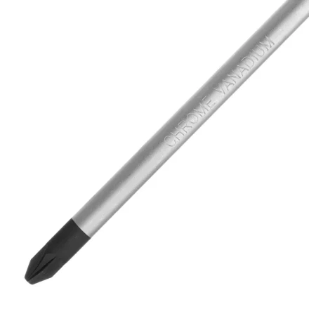 Отвертка PZ2x100 мм, CrV, трехкомпонентная рукоятка Denzel 12207 купить в Нижневартовске