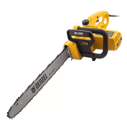 Пила цепная электрическая Denzel EDS-2200P, 2.2 кВт,поперечная, шина 45 см, шаг 3/8, паз 1.3 мм, 63 звена 95617 купить в Нижневартовске