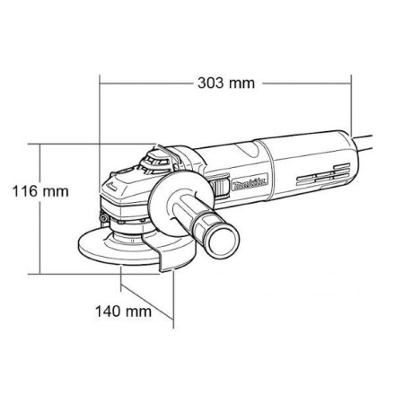 Шлифмашина УШМ Makita GA6040 купить в Нижневартовске