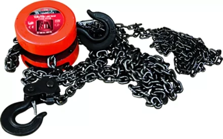 Таль цепная 3 т h  подъема 3 м расстояние между крюками 470 мм  MATRIX 519395 купить в Нижневартовске